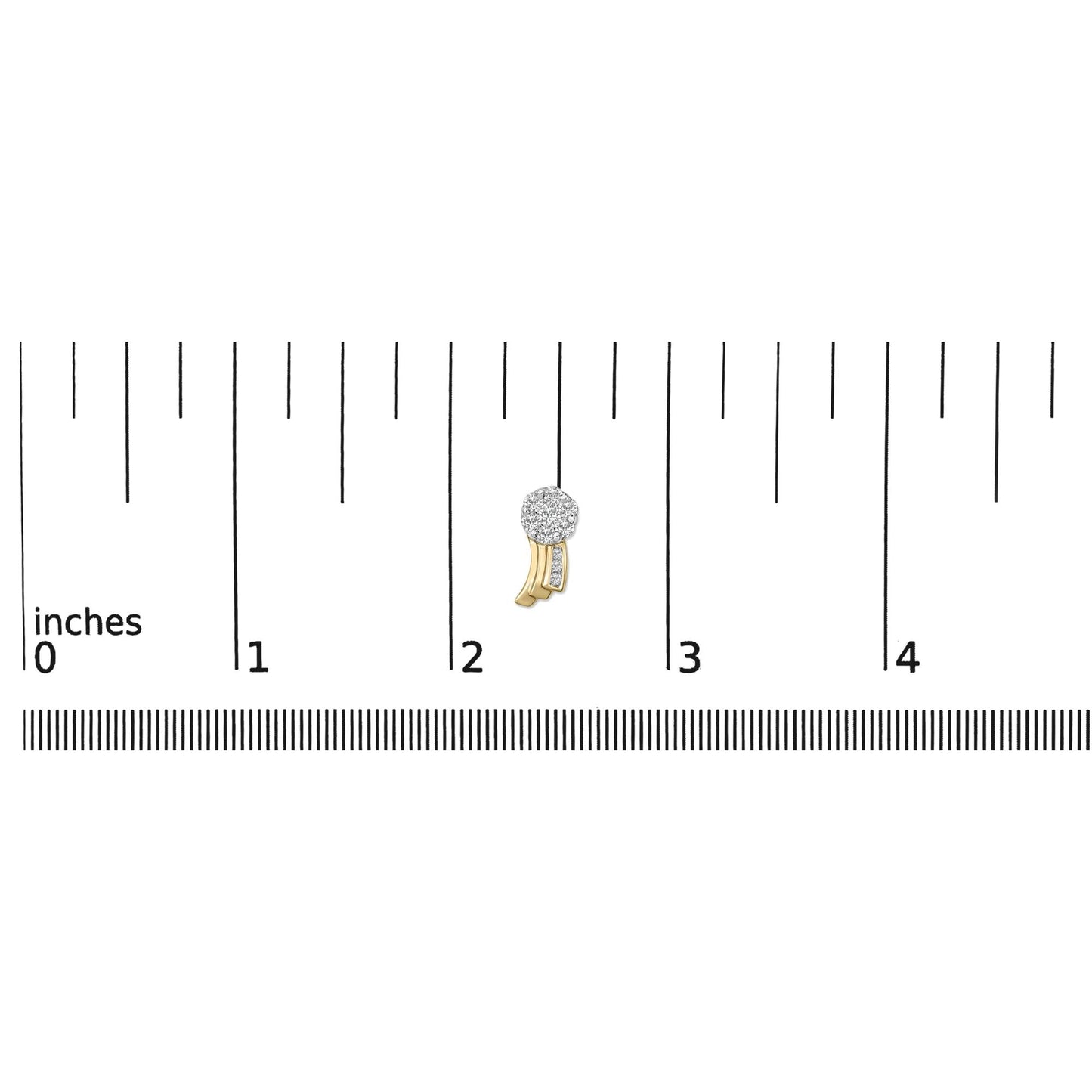 14K Yellow Gold 7/8 cttw Round Cut Diamond Earrings (I-J, SI1-SI2)