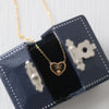 18K Plated Gold Simple Heart Necklace