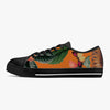 Jacki Easlick Orange Sunflower Low-Top Canvas Sneakers