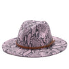 Snakeskin Women's Fedora Hat