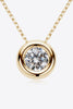 Adored 1 Carat Moissanite Pendant 925 Sterling Silver Necklace