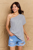 Trendy One Shoulder Loose Top