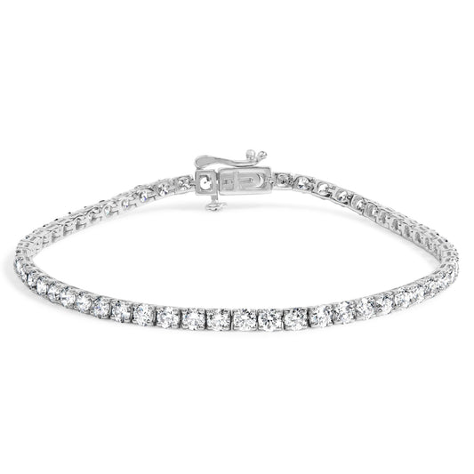 14K Gold 5.0 Cttw Lab Grown Diamond Tennis Bracelet (F-G Color, VS1-VS2 Clarity) - 7.25" Inches
