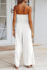 Tied Cutout Tube Wide Leg Jumpsuit