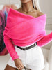 Long Sleeve Cropped Knit Top