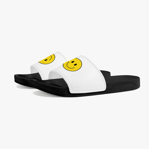 Smiley Face Casual Sandals - Unisex Black