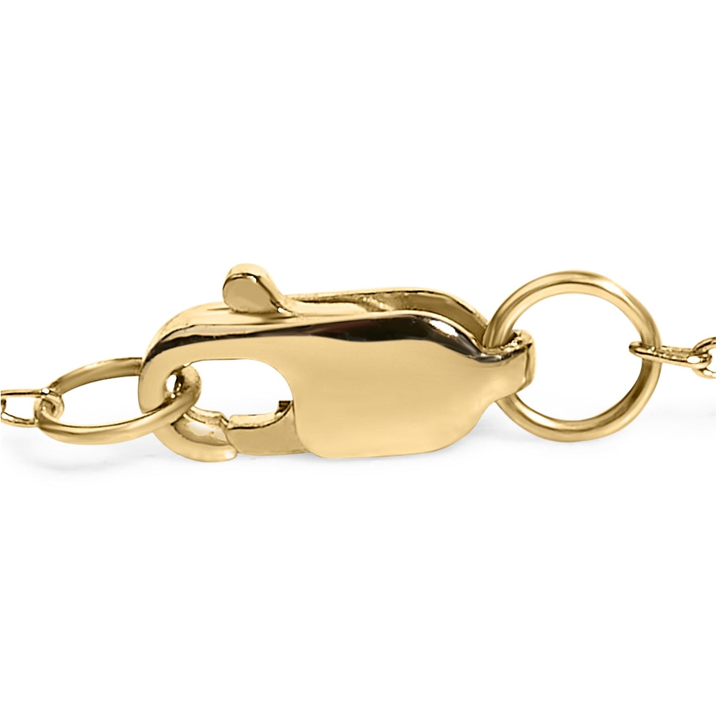 14K Gold 1/2 Cttw Bezel Set Lab Grown Diamond Station Bracelet