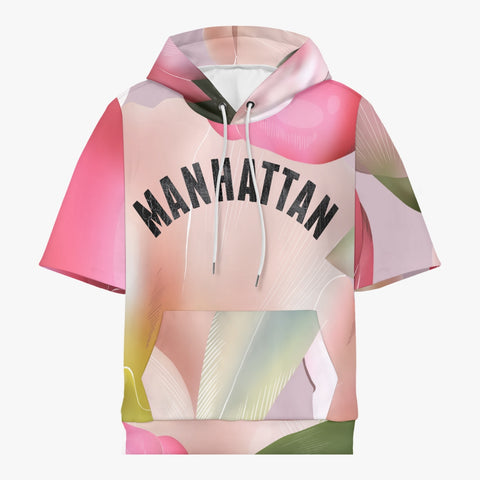 Jacki Easlick Manhattan Trendy Short Sleeve Hoodie