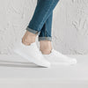 Sue Sue Sweet Low-Top Leather Sneakers - White/Black