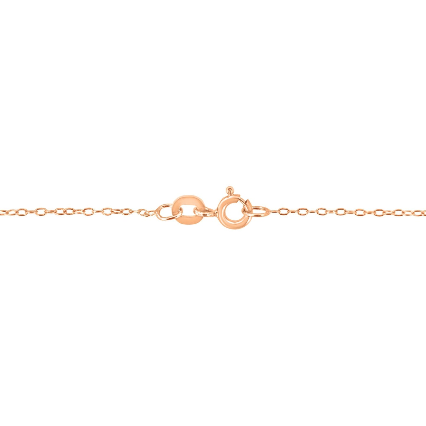 AGS Certified 10K Gold Bezel Set Round Diamond Solitaire 16-18" Adjustable Pendant Necklace (H-I Color, SI1-SI2 Clarity)