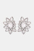 Geometrical Shape Glass Stone Dangle Earrings