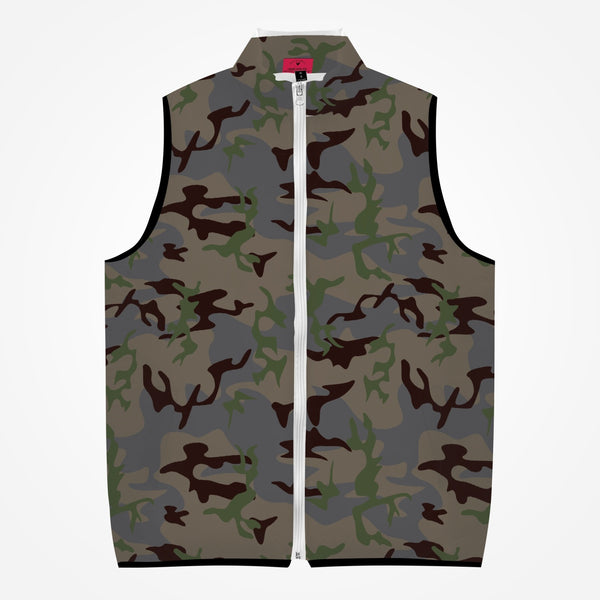 Jacki Easlick Camo Zipper-up Vest