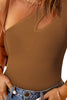 Cutout One Shoulder Long Sleeve Bodysuit