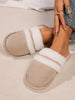 Faux Fur Round Toe Slippers for Women