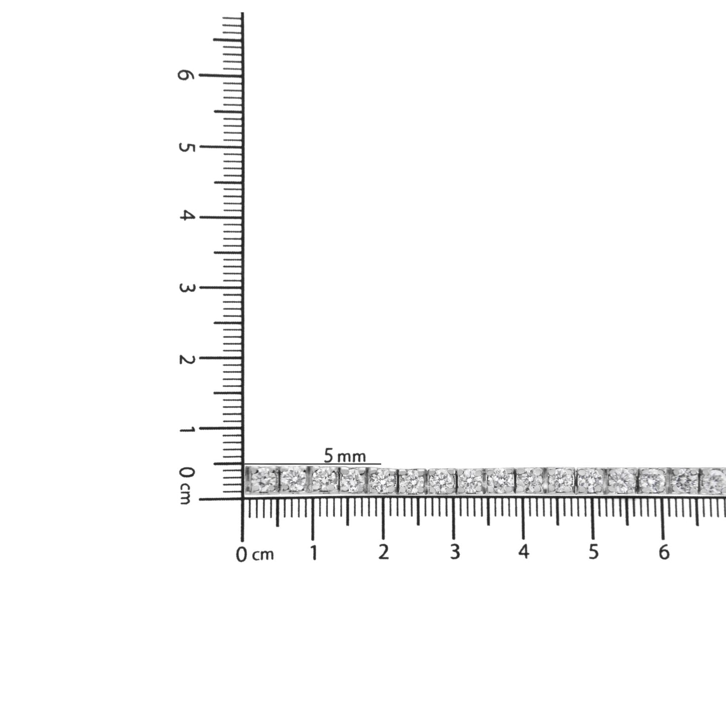 10K White Gold 2.0 Cttw Prong Set Round-Cut 7.25" Classic Diamond Tennis Bracelet (G-H Color, I1-I2 Clarity)