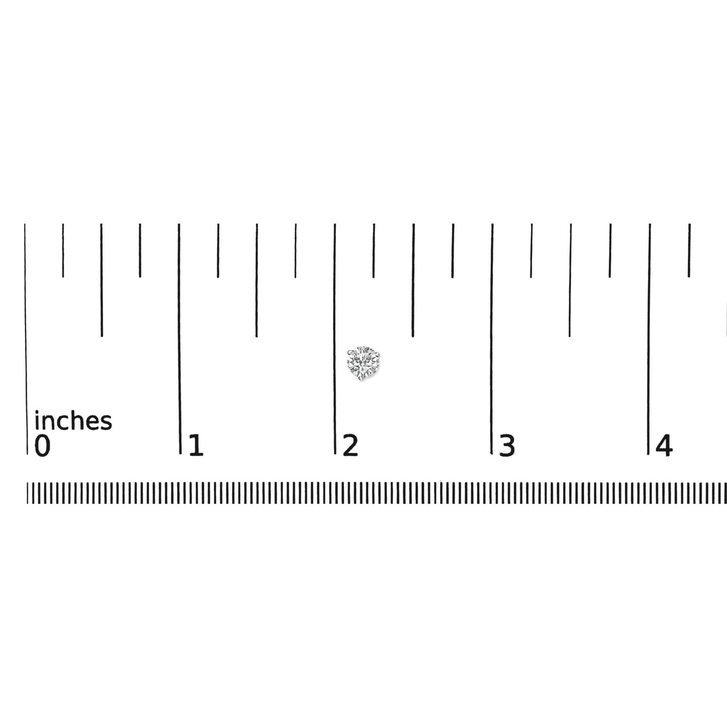 14K White Gold 3-Prong Martini Set Brilliant Round-Cut Solitaire Lab Grown Diamond Screwback Stud Earrings (F-G Color, VS1-VS2 Clarity)