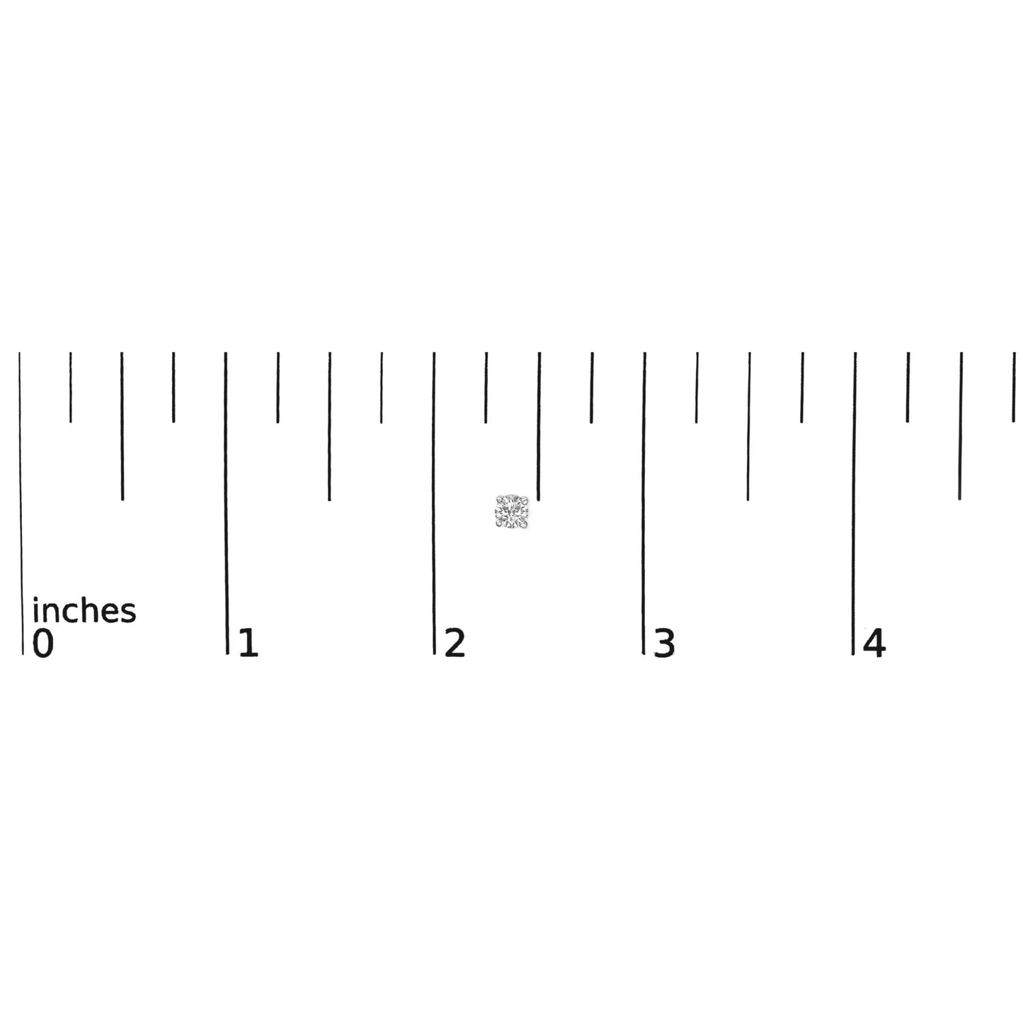 14K Gold 1/2 Cttw Lab Grown Diamond Solitaire Stud Earrings