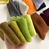 Warm Merino Wool Classic Solid Socks for Women