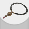 Vintage Lion Design Natural Agate Necklace