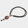 Vintage Black Beads Necklace