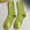 Warm Merino Wool Classic Solid Socks for Women