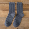 Warm Merino Wool Classic Solid Socks for Women