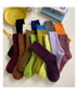 Warm Merino Wool Classic Solid Socks for Women