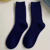 Warm Merino Wool Classic Solid Socks for Women