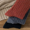 Warm Merino Wool Classic Solid Socks for Women