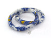 Gorgeous Round Blue and White Porcelain Bracelet