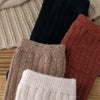 Warm Merino Wool Classic Solid Socks for Women