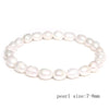 Elegant Natural Freshwater White Pearl Bracelet