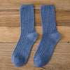 Warm Merino Wool Classic Solid Socks for Women