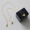 18K Plated Gold Simple Heart Necklace