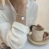Foxanry Stamp Splicing Chain Bracelets New Fashion Vintage Hip Hop Smile Face Pendant Party Jewelry Wholesale