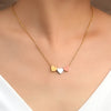 Sweetheart Mixed Colored Heart Necklace