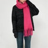 Luxury Solid Colored Chunky Scarf