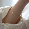 Gold Plated Simple Heart Bracelet