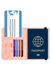 RFID Blocking Faux Leather Passport Holder Cover