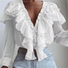 Elegant Ruffles Chiffon Blouse