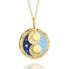 Celestial necklace with graphics