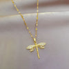 Dragonfly Pendant Necklace For Women