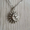 New Sun and Moon Necklace Charm Celestial Jewelry Dainty Love Friendship Soulmate Statement Punk Pendant Gift Fashion Women Men