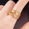 Elegant Women Rings with Colored Stone