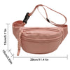 Chest Bag Banana bag for Women Sling Crossbody Waist Pack Canvas Running Waist Bag Casual Fanny Packs Sport Half Moon Belt Bag