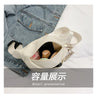 Chest Bag Banana bag for Women Sling Crossbody Waist Pack Canvas Running Waist Bag Casual Fanny Packs Sport Half Moon Belt Bag