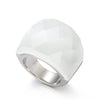 Large Crystal Glass Stone Ring