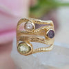 Elegant Women Rings with Colored Stone