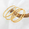 Elegant Minimalist Round Bangle Bracelet For Women