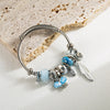 Stainless Steel Bracelet with Charms